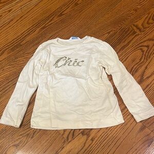 Mayoral Girl’s White Chic Long Sleeve Size 5
